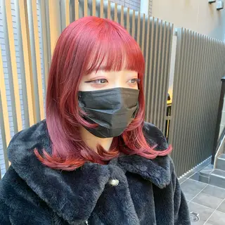 ミディアム カラー ✨ハッシュカット✨ ユウキ✨のヘアスタイル