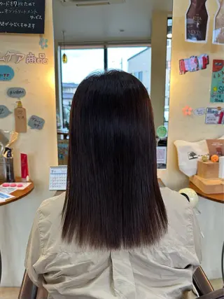セミロング カラー hair &make RIHGA 荒井店所属・hoshi mayuのヘアスタイル