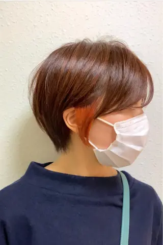 ショート カラー 🍃ショートヘア🍃 北林春樹のヘアスタイル