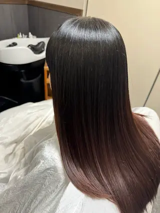 ロング 縮毛矯正&髪質改善 小林のヘアスタイル