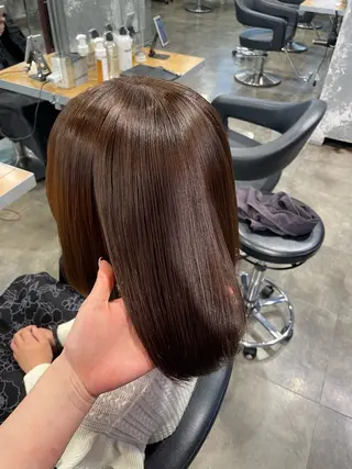 カラー 🤍ベージュ/透明感 韓国ヘア/まりん🤍のヘアスタイル