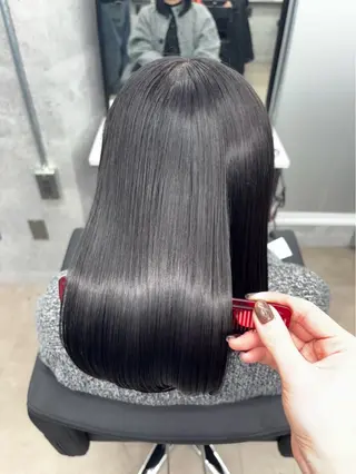 ミディアム カラー パーマ 🌈艶髪/髪質改善 新宿itouのヘアスタイル