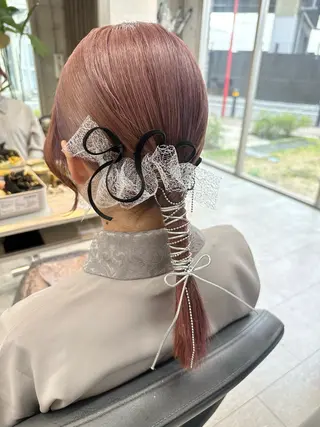 ヘアアレンジ 女性に人気♪ はやしほのかのヘアスタイル