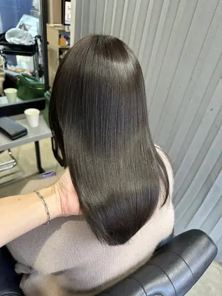 ロング カラー 韓国ヘア✨美髪矯正✨ 高橋大河のヘアスタイル