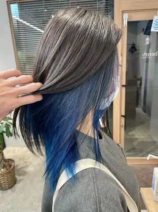 セミロング SAEKI【ior 】北千住店ブリーチのヘアスタイル