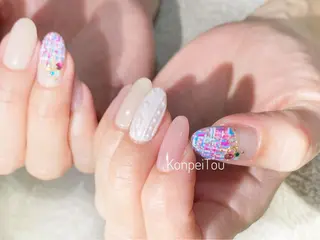 ネイル おうちのネイルサロン konpeiTou〜こんぺいとう〜所属・おうちのネイルサロン KonpeiTouのネイルデザイン