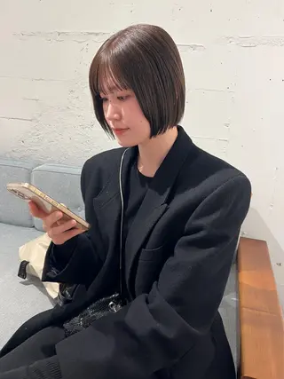 ショート 峯田 優花のヘアスタイル