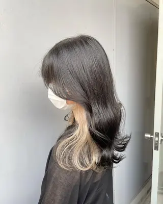 ロング カラー I'S.横浜所属・赤み消しカラー 🍀JUNKIのヘアスタイル