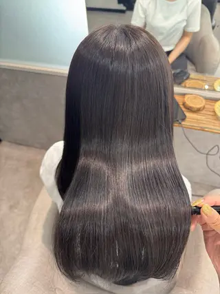 ロング カラー レイヤー/グレージュ 🫧久屋🫧YURIのヘアスタイル