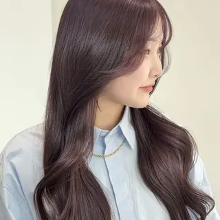 ロング 似合わせ前髪／ 小顔カット🎀そうのヘアスタイル