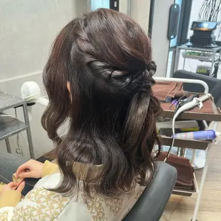 ミディアム カラー ヘアアレンジ est hair 池袋西口店所属・😈派手髪/ 地雷系 /　KALIN😈のヘアスタイル