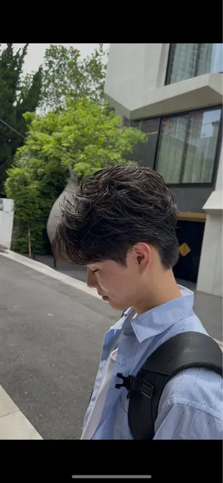 パーマ メンズ fifth shibuya所属・fifth 菅崎愛斗のヘアスタイル