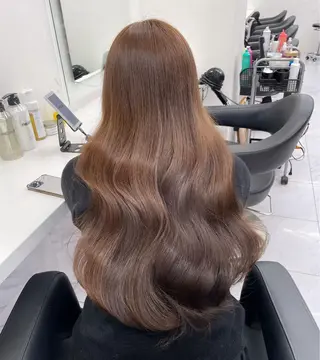 ロング 透明感カラー/ レイヤーカット/優大のヘアスタイル