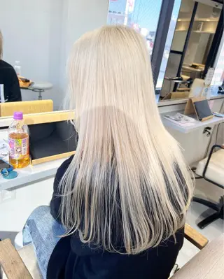 ミディアム デザイン🥇複雑履歴 ハイトーン特化のヘアスタイル