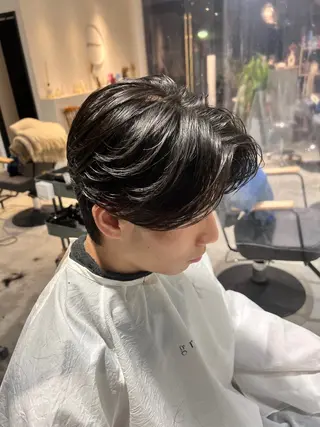 ミディアム パーマ メンズ メンズカットパーマ ✂️ JOYAのヘアスタイル