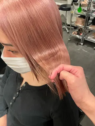 ミディアム カラー classic 新横浜所属・大人girly🛋️ 🤍yukakoのヘアスタイル