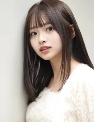 ミディアム 🩶韓国ツヤ髪🩶 つぐみのヘアスタイル