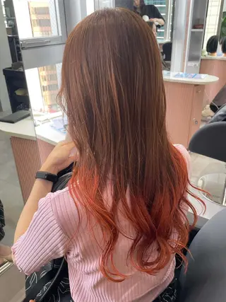 ロング カラー 🩶吉留 愛加🩶のヘアスタイル