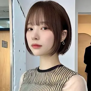 ショート 顔周りカット/垢抜け /京都河原町/ミケのヘアスタイル