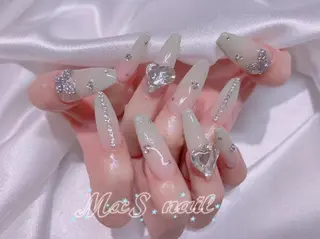 ネイル MxS Nail 【長さだし/フィルイン/マグネット/ワンホンネイル/韓国ネイル/パラジェル】所属・M×S Nail みなのネイルデザイン