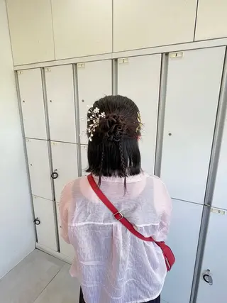 ヘアアレンジ 🫧松尾彩舞樹🫧 アレンジ/艶カラー✨のヘアスタイル