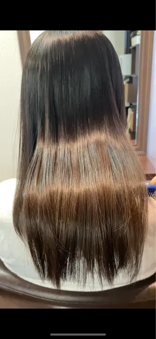 セミロング カラー せこぐち まいのヘアスタイル