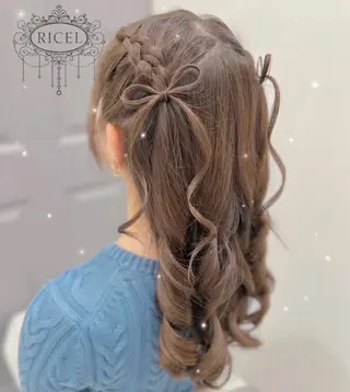 セミロング RICEL 原宿店のヘアスタイル