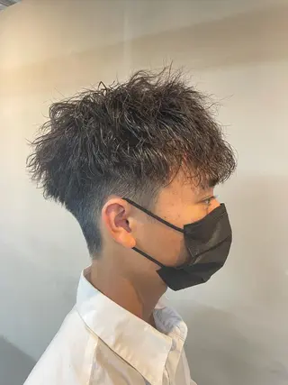 パーマ メンズ Men's hair salon First 中百舌鳥店所属・First なかもず 店 YUKIのヘアスタイル