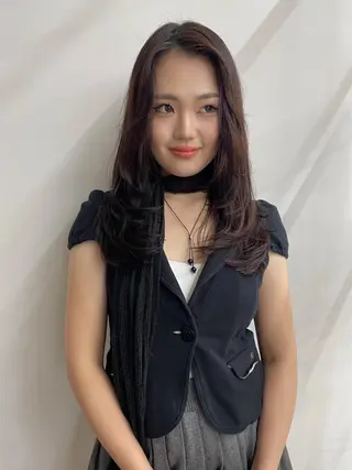 ロング ボブカットモデル/パ ーマ/harunaのヘアスタイル