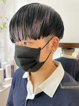 ショート カラー メンズ ボブ美容師 /馬場 翼のヘアスタイル