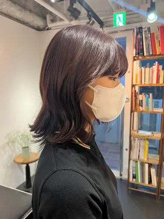 ミディアム 鈴木 三保のヘアスタイル