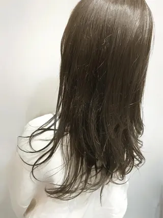 ロング カラー レイヤー/韓国ヘア /顔周り/大久保貴之のヘアスタイル