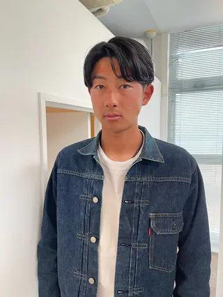 メンズ ボブ/レイヤー /河内温太のヘアスタイル