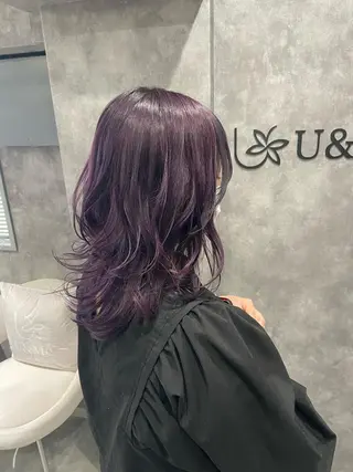 セミロング カラー 🦉静かに過ごしたい 方、個室席🦉タナカのヘアスタイル