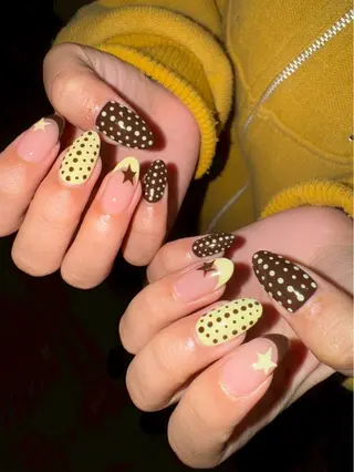 ネイル かわいいおつめ 林のネイルデザイン