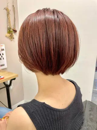 ショート カラー 🔵暗髪　特化🔵 梅田・増田のヘアスタイル