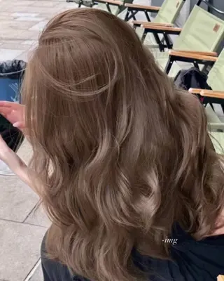 ロング カラー 似合わせ🤍髪質改善 カラー/ハイトーンのヘアスタイル