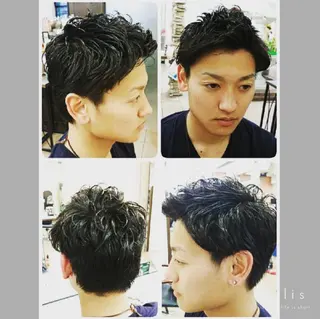 ショート メンズ _WHITE高槻所属・_WHITE高槻店 yusukeのヘアスタイル