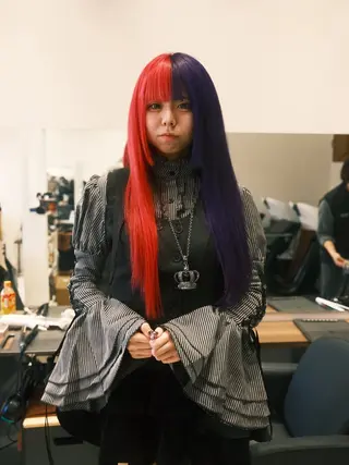 ロング カラー ヘアアレンジ 個性爆弾💣 ダブルカラー/ゆかのヘアスタイル