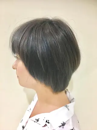 ショート カラー 永井 大希のヘアスタイル