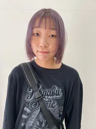 ミディアム カラー パーマ ヘアアレンジ メンズ tatsumi/ボブ ウルフ/レイヤーのヘアスタイル