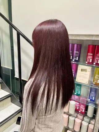 ロング ハギワラ ミナコのヘアスタイル