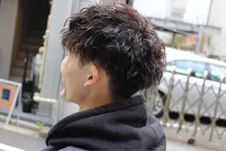 ショート パーマ メンズ メンズ/ケアパーマ /hayashiのヘアスタイル