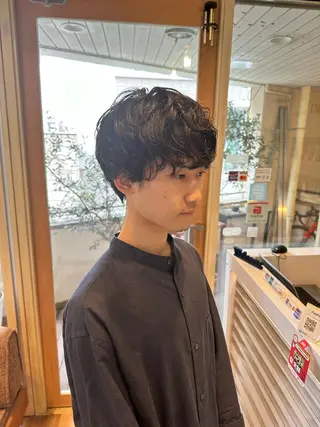 パーマ メンズ ハマベ イクト FLORENのヘアスタイル