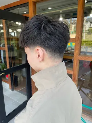 ショート メンズ 森田 雅治のヘアスタイル
