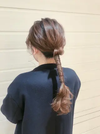 ヘアアレンジ ヘアセット ✴︎Mai✴︎銀座のヘアスタイル