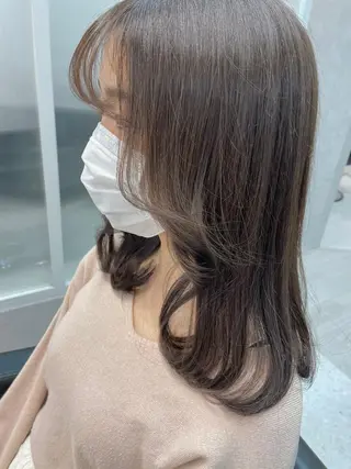 セミロング 髪質改善🇰🇷 アサイユウスケのヘアスタイル