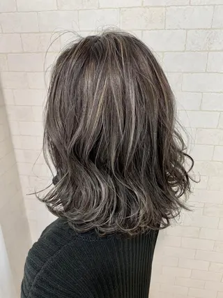 ミディアム 神野 雅樹のヘアスタイル