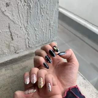 ネイル kana/モード ・グランジ໒꒱のネイルデザイン