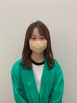 セミロング aoi /パーマ /まるみショートのヘアスタイル